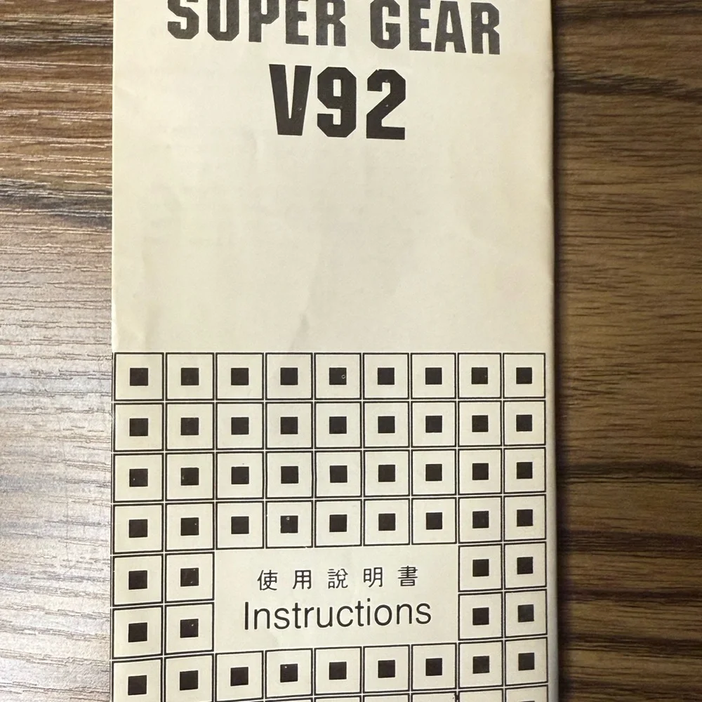 Super Gear V92 Brick Game - 3 in 1 Vintage Handheld Electronic Games